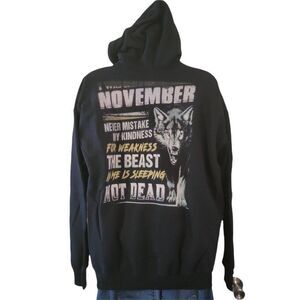 Jerzees New Blend‎ graphic hoodie size xl men